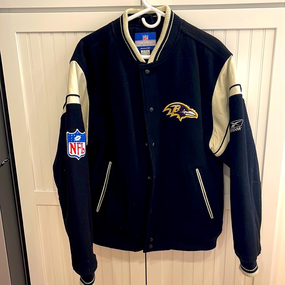 Baltimore Ravens Varsity Jacket size Medium.